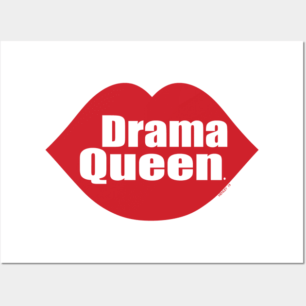 Drama Queen Wall Art by Illustratorator